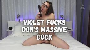 Violet Fucks Don's Massive Cock