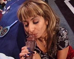 Mega Hot French Dolls Getting Fucked in the Backstage Room