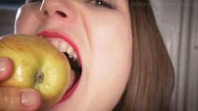 Emma Eats Apples Right In Your Face