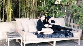 Tattooed Lesbians Finger Fuck for G-Spot Pleasure
