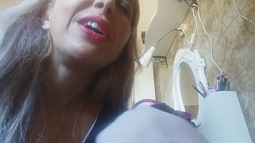 I know you like sniffing your dirty panties!