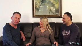 Stepmom shares dad with her bestie in raunchy group sex