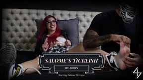 Salome's Ticklish Sit-Down