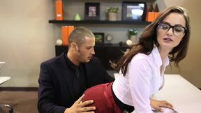 hot office girl Lily Carter hardcore porn video
