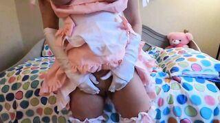 Step Daughter reads to her daddy and lets him plowed her