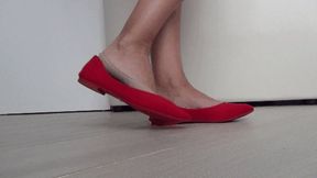 Shoeplay in short nylon socks 2aa
