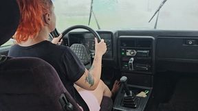 Terrifying moments driving through heavy rain - Part 2