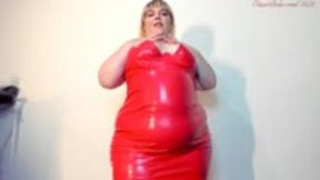 Vinyl Collection: Red Cupped Minidress