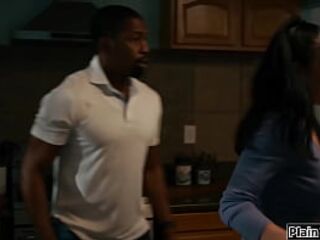 Latin milf Little Puck is done with the ghost haunting her house.According to Reddit you need to fuck so her black husband licks and bangs her pussy