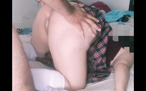 Latina Teen Is Fucked by Her European Stepdad and Records It