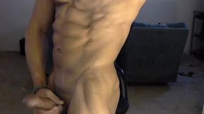 Sexy Stud Showing His Muscled Body and Big Cock