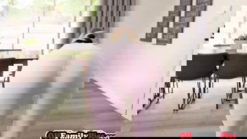 Perverted stepsister Haley Reed drilled stepbrother in her wonderful yoga pants