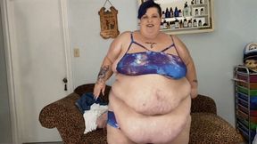 Outgrown Bikini & Too Tight Shorts Try On *MP4*