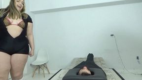 BBW Face sitting Control PART 1 BY BRITNEY HUNTER and Daniel Santiago Cam By aline Full hd