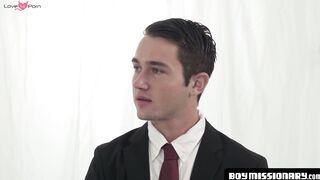 BoyMissionary.com - Young Mormon student dominates and fucks his daddy