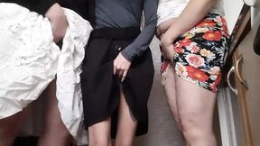6 Orgasms under the skirt - Lesbian-candys