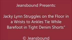 Jacky Lynn Bound Wrists to Ankles - SD
