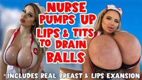 Jessy Bunny - Nurse Pumps up LIPS & TITS to Drain your Balls PART 1