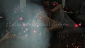 Cukolds wifes exposed ass during oral