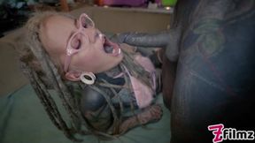 Raunchy POV thug ravages doxy, pounding her senseless, finishing with messy cum shot on glasses