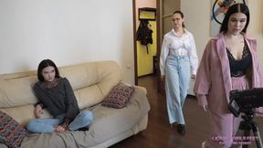 BIANCA, CAROLINE and NICOLE - This whore deserves only such treatment (4K)