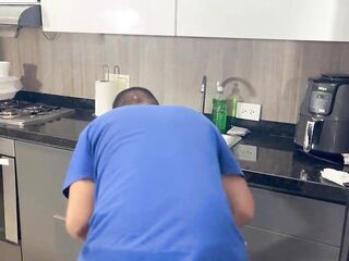 The plumber bangs my constricted snatch hard when this guy visits my abode, part 1 - Mia Montielth