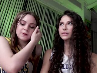 Liz Jordan And Arianna Jade Take Turns Banging Biggest Schlong