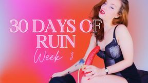 30 Days Of Ruin: Week 3 : Dominatrix In Corset Lingerie Gives You JOI Jerk Off Instruction Ruined Orgasm Training Orgasm Denial Orgasm Control Edging Games