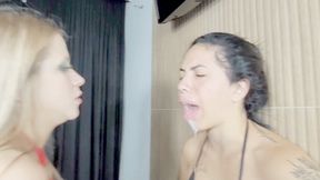 30 MINUTES OF AGONY RECEIVING A SPIT SHOT IN THE MOUTH - BY LAVINIA PRINCESS - CLIP 6