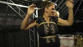 Predicament for the busty MILF in Vienna - tied by Lena King - Part 1 wmv SD