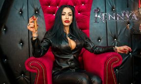 Mistress Kennya - Sph Verbal Humiliation Power Exchange Cigar Smoking Cuckolding - Professional Domme In Charge