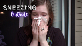 Sneezing Outside