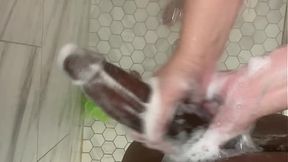 18yo Stepsis & Brother steamy shower&#x1F6BF;, Big Dick&#x1F32D; Amazes, Size Compares to forearm, Anal&#x6B32;&#x671B; Impressed