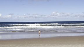 nudist beach time - nude guy on the beach