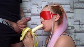 Seduced Stepsister Loves the Fruit Game! SURPRISE