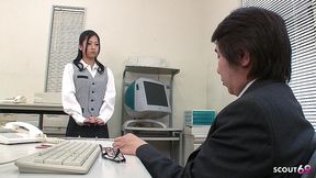 japanese perfect body secretary seduce to old young bondage sex by her boss in uncensored jav roleplay