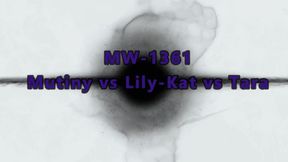 MW-1361 Mutiny vs Lily Kat and Mutiny vs Tara FIGHT FOR A MAN Female boxing mp4