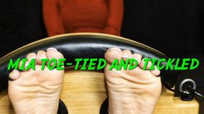 Miss Mia Toe-Tied and Tickled