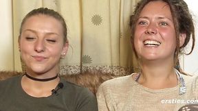 Sofie's First Girl-On-Girl Action Caught on Camera