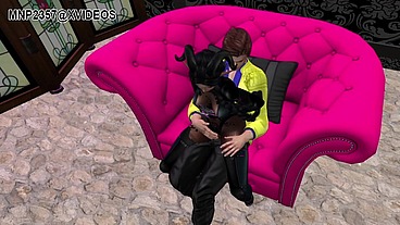 3d succubus seduces and uses small dick human male