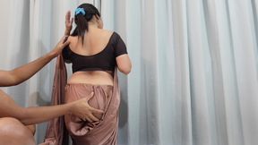 Hot Tamil Aunty Saree Sex with Indian Saree Desi Doggy Style.
