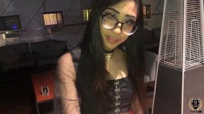 nerd looking lady eva yi met & fucked rome major in the hotel!