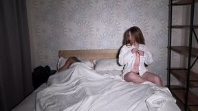 Surprise! The Cheating Girlfriend Is Easy for Dad's Friend - Cuckold Surprised