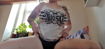 Lick me bastard! Luxurious masturbation with wet orgasm from a sexy girl