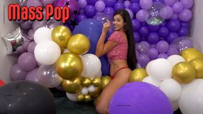 Lily Sensual Balloon Farewell: A Teasing Popping Ritual