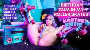 birthday cum in my roller skates