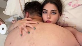 Spanish Stepdaughter Teases Fat Stepdad's Cumming Desire: Massage & XXX Action