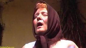 Sexy Old Lady Gets Outdoor Doggystyle Fuck from Young Toyboy