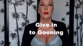 Give in to Gooning by Goddess Natasha (MOV)