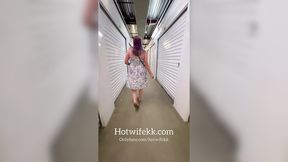 Filthy Fornication on a Storage Unit, Hidden but Not Silent